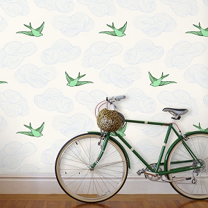 Hygge & West Julia Rothman Daydream Green Wallpaper