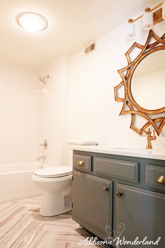 AW Properties Flip Bathroom Reveal! - Addison's Wonderland