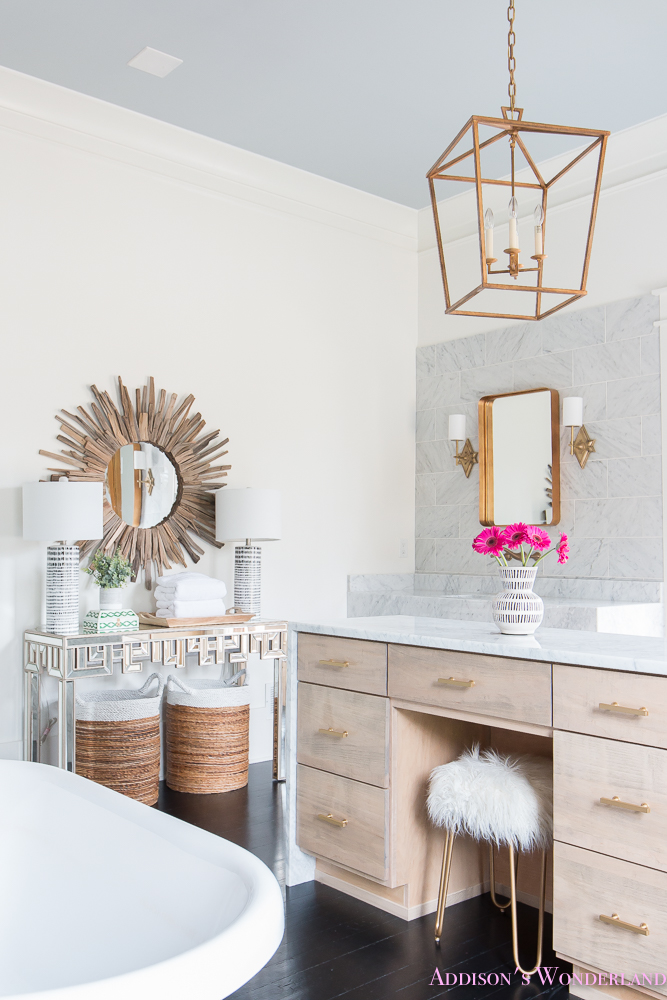 Master Bathroom Console Table, Lamps Plus Console Tables