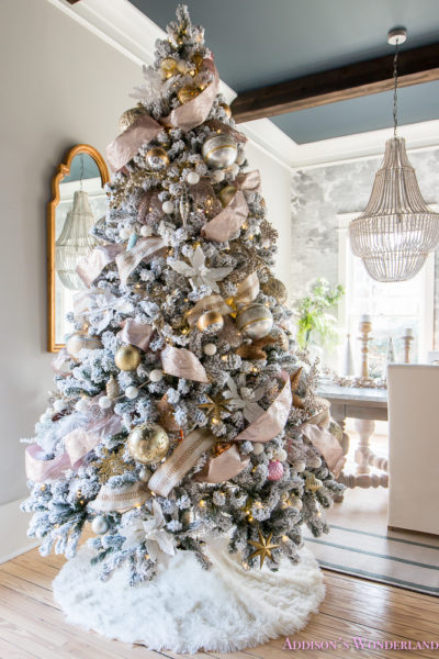 Our Colorful Christmas Holiday Living Room Home Tour - Addison's Wonderland