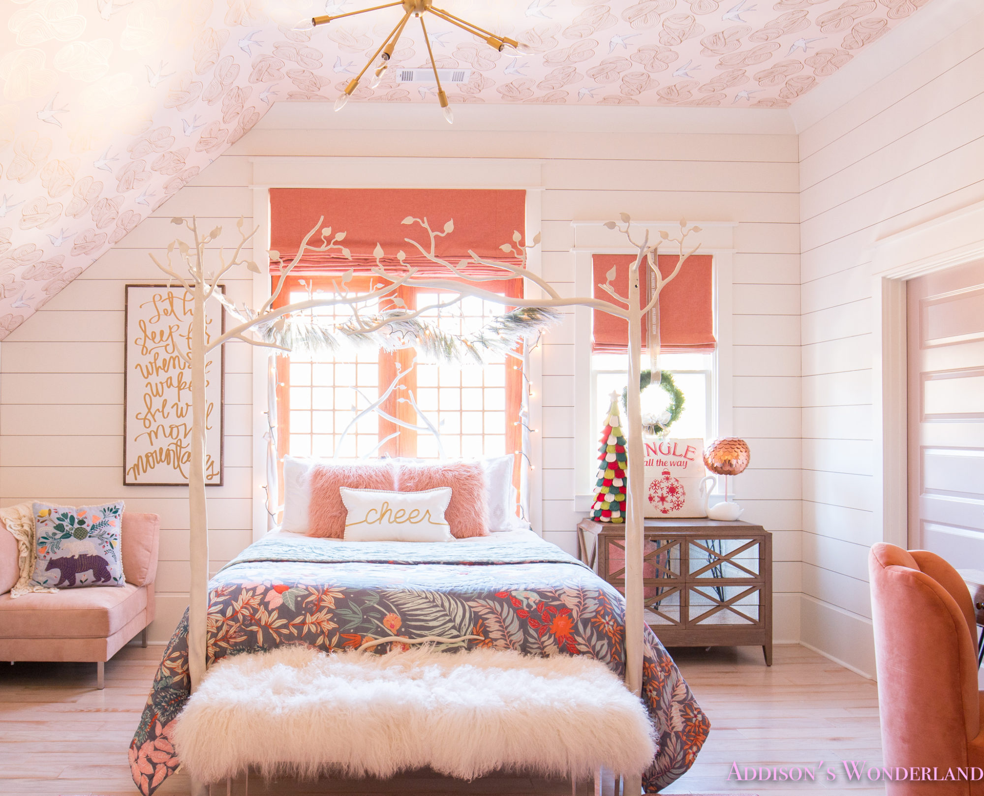 Christmas Decorating Ideas For Bedroom Girl