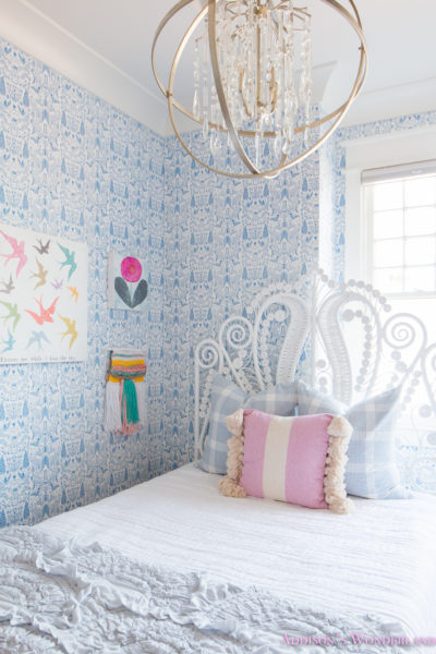 My Sweet Winnie’s Blue and White Little Girl’s Bedroom Update ...