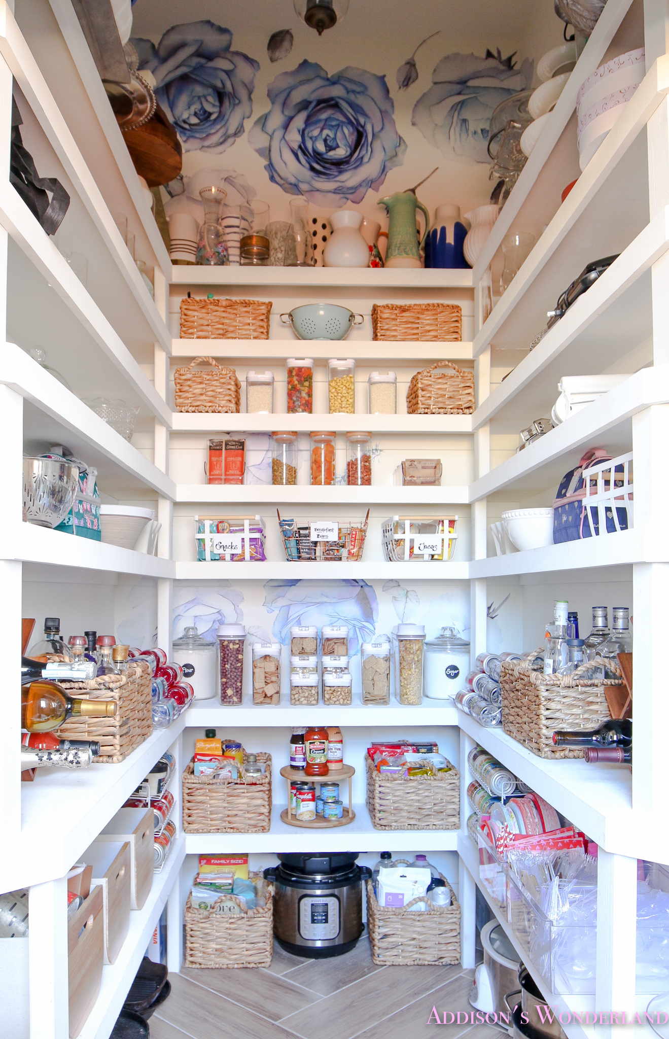 Pantry Organization Ideas from Our Colorful New Pantry! Addison's