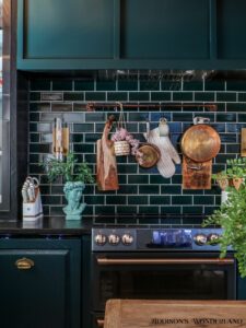 How to Hang a Cooktop Pot Rail in Tile… Our European Style Kitchen ...